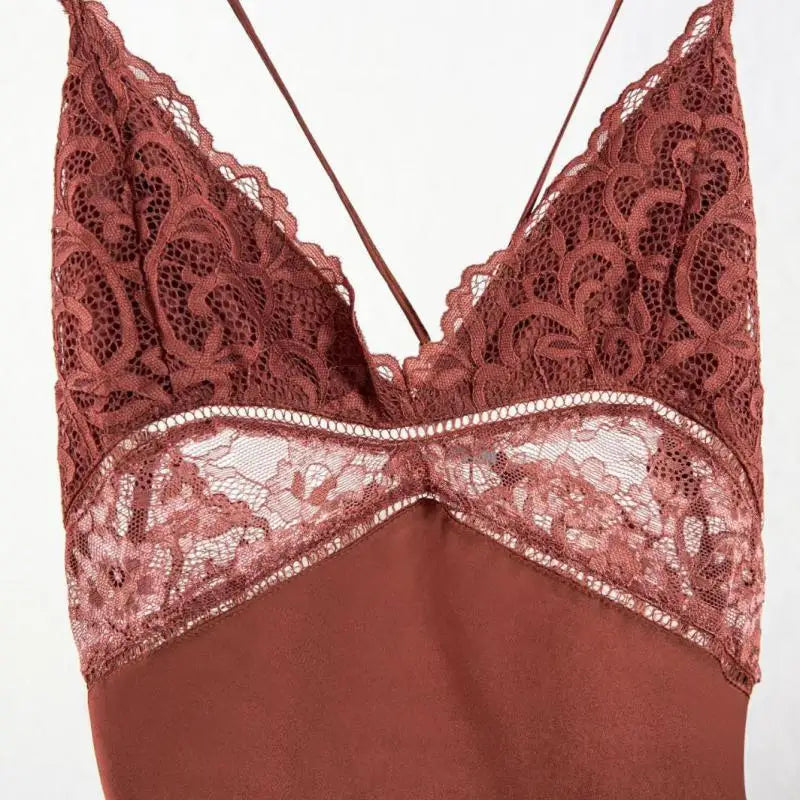 Sexy Intimate Lingerie Perspective Nightwear Lace Patchwork Home Wear Robe Suit Lady Kimono Gown Sleepwear Satin Nighty Bathrobe
