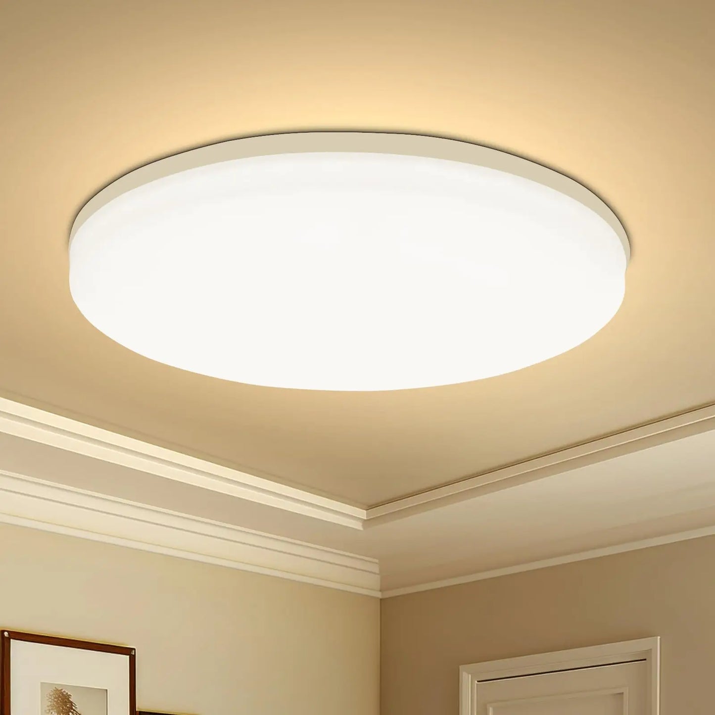 IRALAN-Luz LED de techo ultrafina de estilo moderno para el hogar, luz de estudio para dormitorio, sala de estar, AC 90-260V, iluminación para comedor