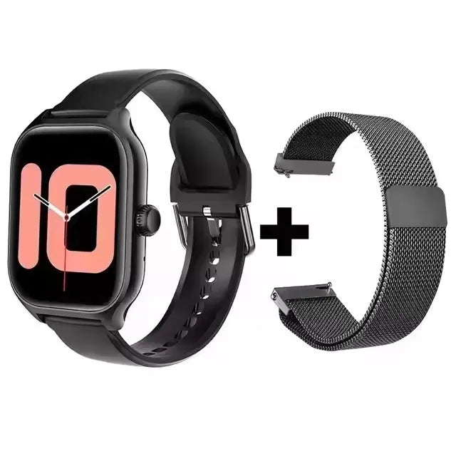 Reloj inteligente para Android IOS, pantalla HD de 1,83 pulgadas, Bluetooth, llamada, mensaje, alerta, música, modo deportivo, reloj inteligente para hombres y mujeres, regalo