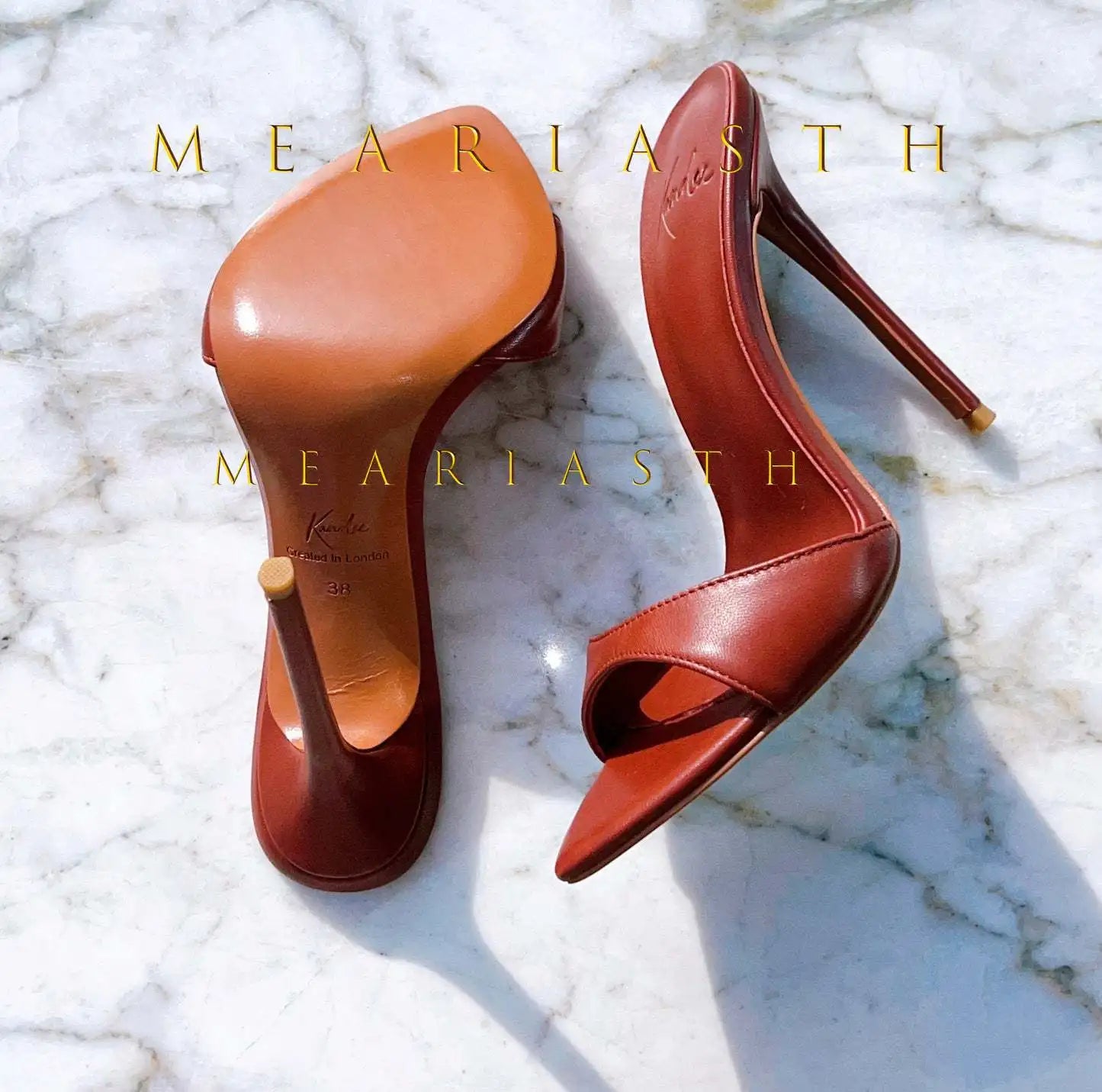 2025 Peep Toe Sexy verano mujer mulas bombas sandalias elegante súper fino tacones altos mula Oficina señora zapatos de fiesta zapatillas sandalias
