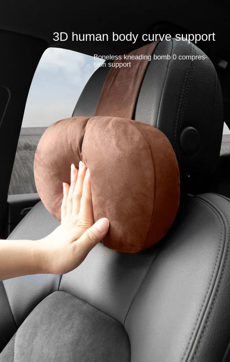 1/2 Uds reposacabezas de coche soporte para el cuello asiento/Clase de diseño Maybach suave Universal ajustable almohada de coche cojín de descanso para el cuello de alta calidad
