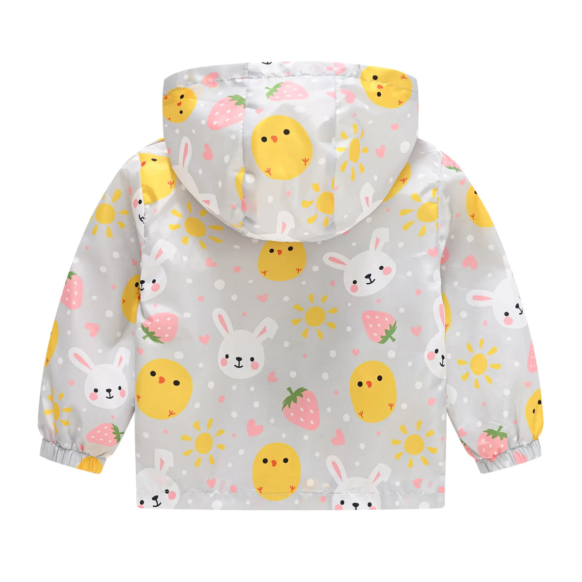Chaqueta impermeable con capucha para niños y niñas, cortavientos con cremallera y estampado de dinosaurio de dibujos animados, a la moda, novedad