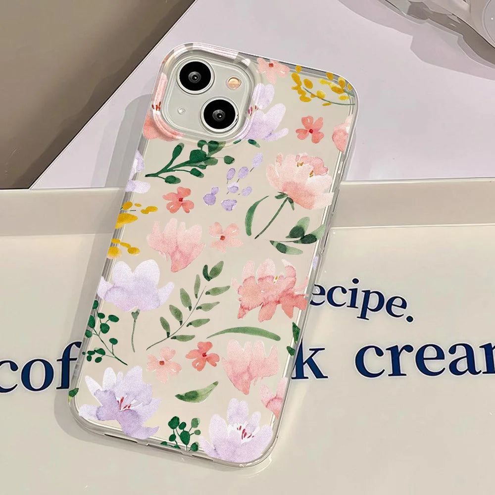 Fundas Transparentes Mate para iPhone 17 16 15, Funda para iPhone 16 Pro Max 15 14 12 11 13 Air, Fundas Protectoras Antigolpes, Cubierta Suave para Teléfono