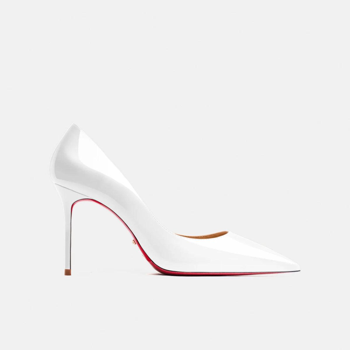 Zapatos de Tacón para Mujer 2026, Tacones de Cuero de Marca de Lujo, Zapatos de Tacón Alto con Punta en Pico y Suela Roja, Elegantes Stilettos para Damas, Zapatos de Fiesta