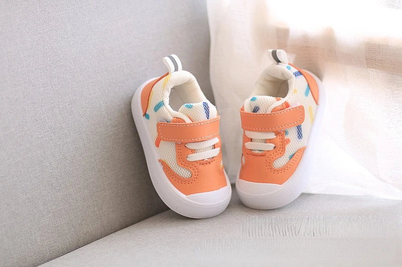 Zapatos Niña Zapatos para caminar de bebé otoño nueva suela suave Zapatos casuales de niño cara de malla zapato deportivo para niña recién nacida Zapatos de bebé Zapatillas