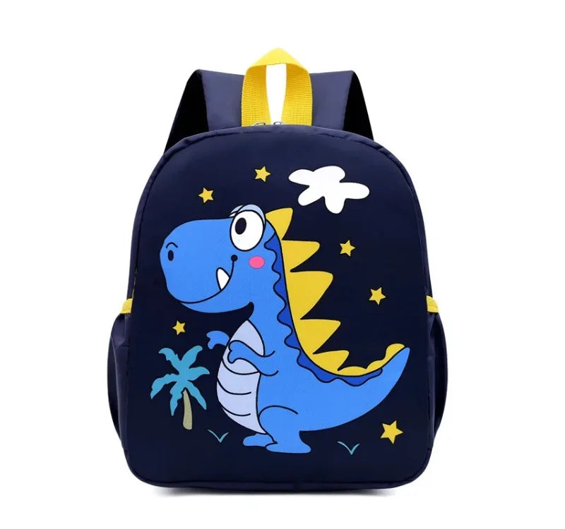 Mochilas bonitas de dinosaurio de dibujos animados para bebé, mochila escolar para guardería, mochilas escolares para niños y niñas, mochila ajustable con animales para chico