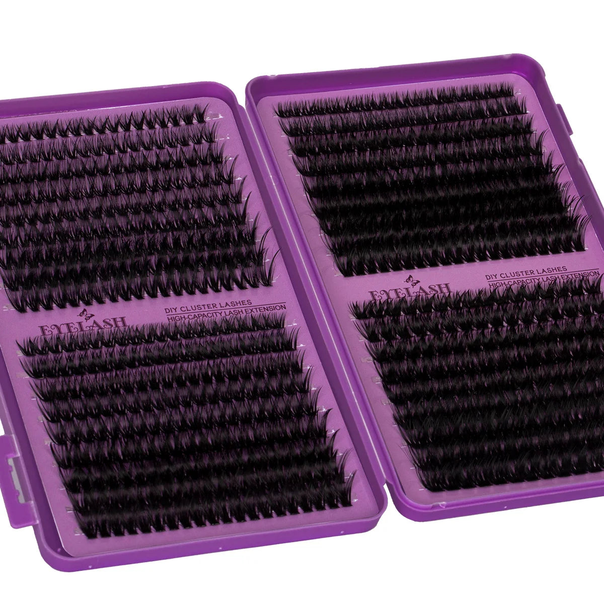 Extensiones de Pestañas Individuales con Curvatura D, Alta Capacidad, Densas, de 8-16 mm, Aptas para Diferentes Maquillajes, de Larga Duración