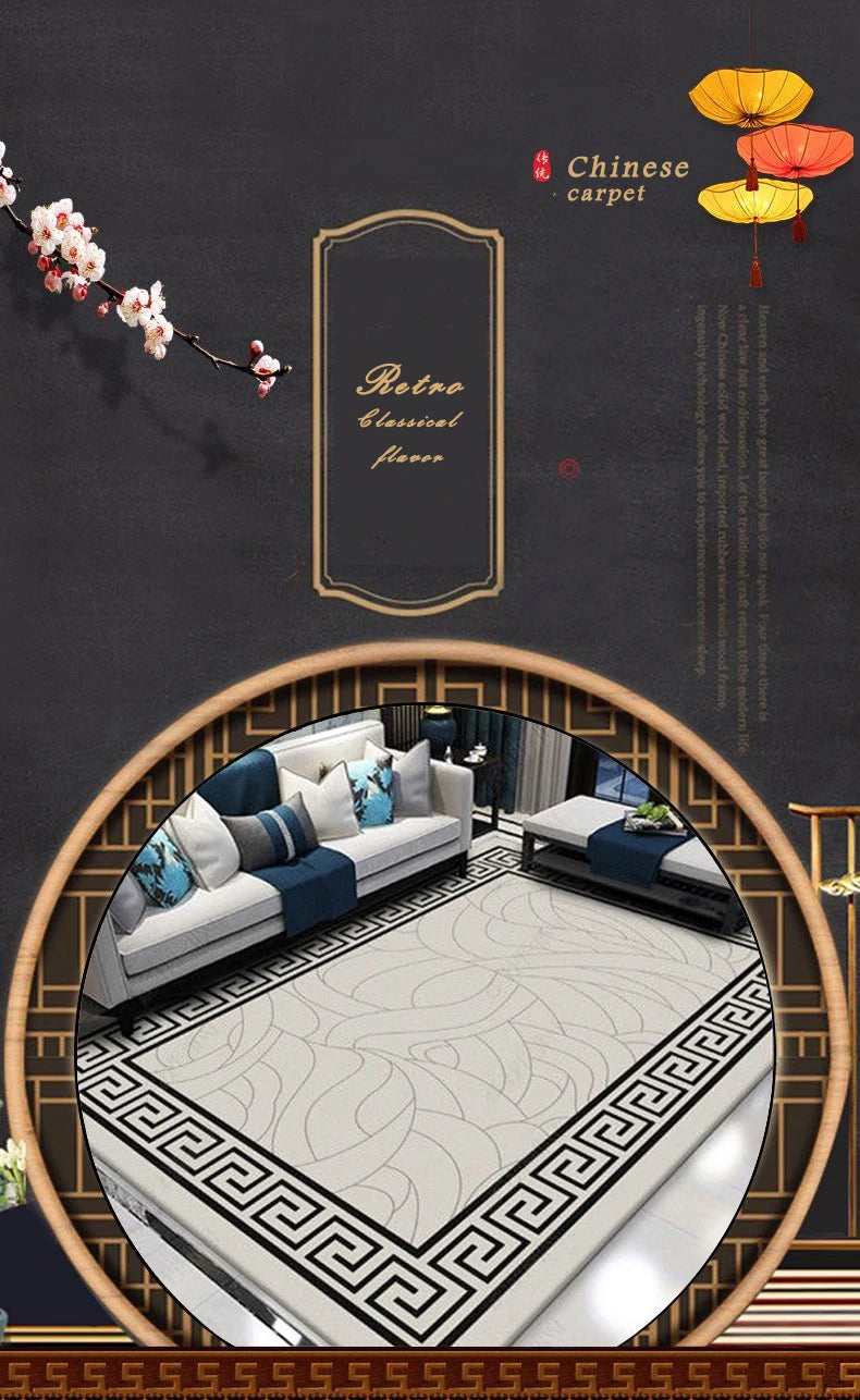 Alfombra moderna y sencilla para el hogar, alfombra para dormitorio, sala de estar, decoración grande para dormitorio, mesas de centro para el hogar, alfombra lavable
