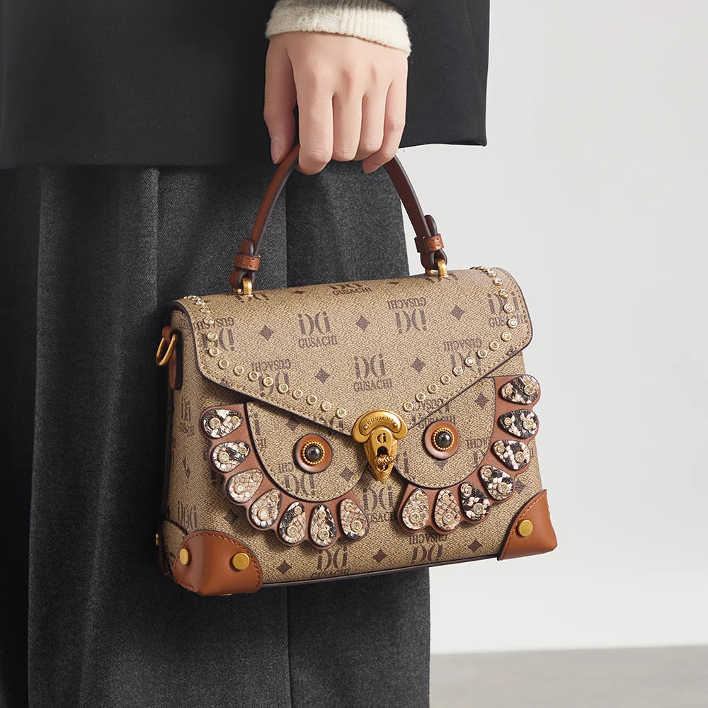 Bolso de mano para mujer, nueva temporada 2026, bolso cuadrado pequeño, elegante, para ir al trabajo, bolso de diseñador de alta gama, bandolera, bolso de hombro a la moda