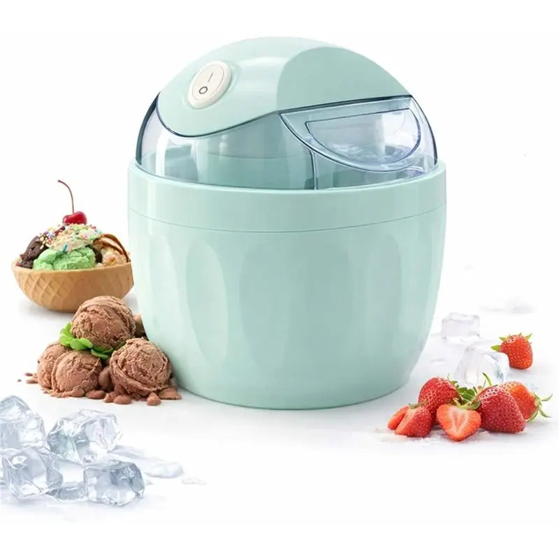 AT28-Mini máquina para hacer helados, máquina para hacer postres personal, máquina compacta para hacer helados con un solo toque