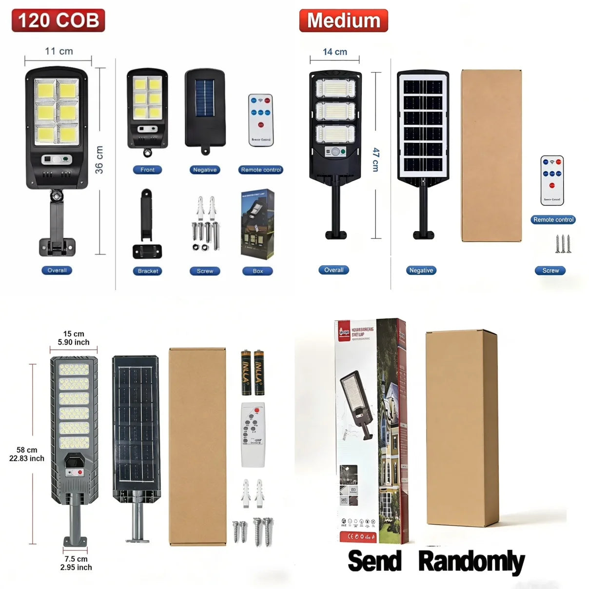 Luces solares 9000000LM 4000W/3000W/1000W, reflector de farola impermeable para exteriores con Sensor de movimiento, lámpara de pared para jardín y patio