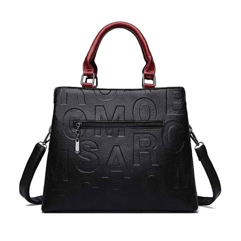 Bolsos cruzados informales de cuero PU para mujer, bolso de mano de diseñador de lujo, bolso de hombro de viaje de gran capacidad