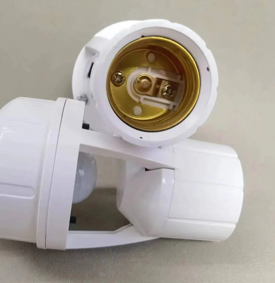 Base de lámpara Led con Sensor de movimiento, convertidor de enchufe E27, AC100-240V, adaptador de soporte de bombilla, interruptor ajustable, inducción humana PIR