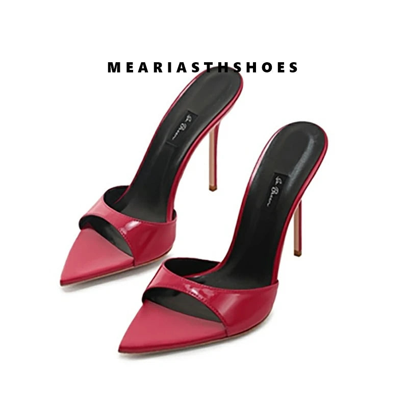 Sandalias de Tacón Súper Alto para Mujer, Nueva Moda Coreana 2026, Sandalias de Tacón de Aguja con Punta Abierta, Zapatos de Verano Sexys para Mujer