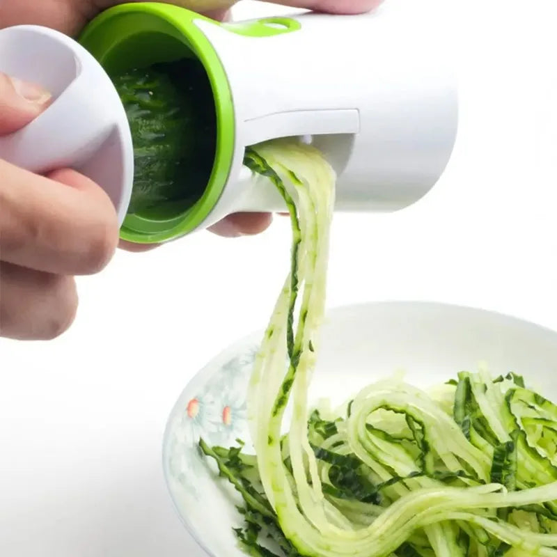 Espiralizador de verduras de alta resistencia, rebanador en espiral, cortador, pasta de azúcar, fideos, fabricante de espaguetis