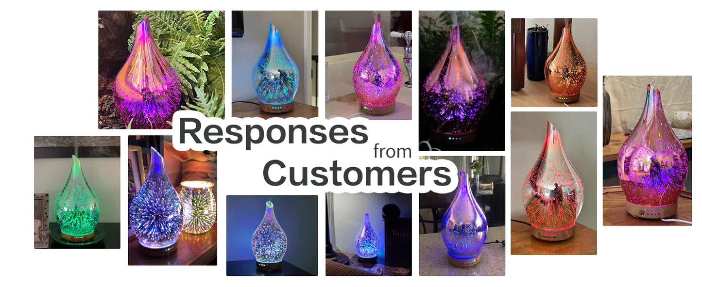 Difusor de aceites esenciales, humidificador ultrasónico de aromaterapia 3D, ajuste de temporizador de apagado automático, decoración de Aroma para regalo de oficina en casa