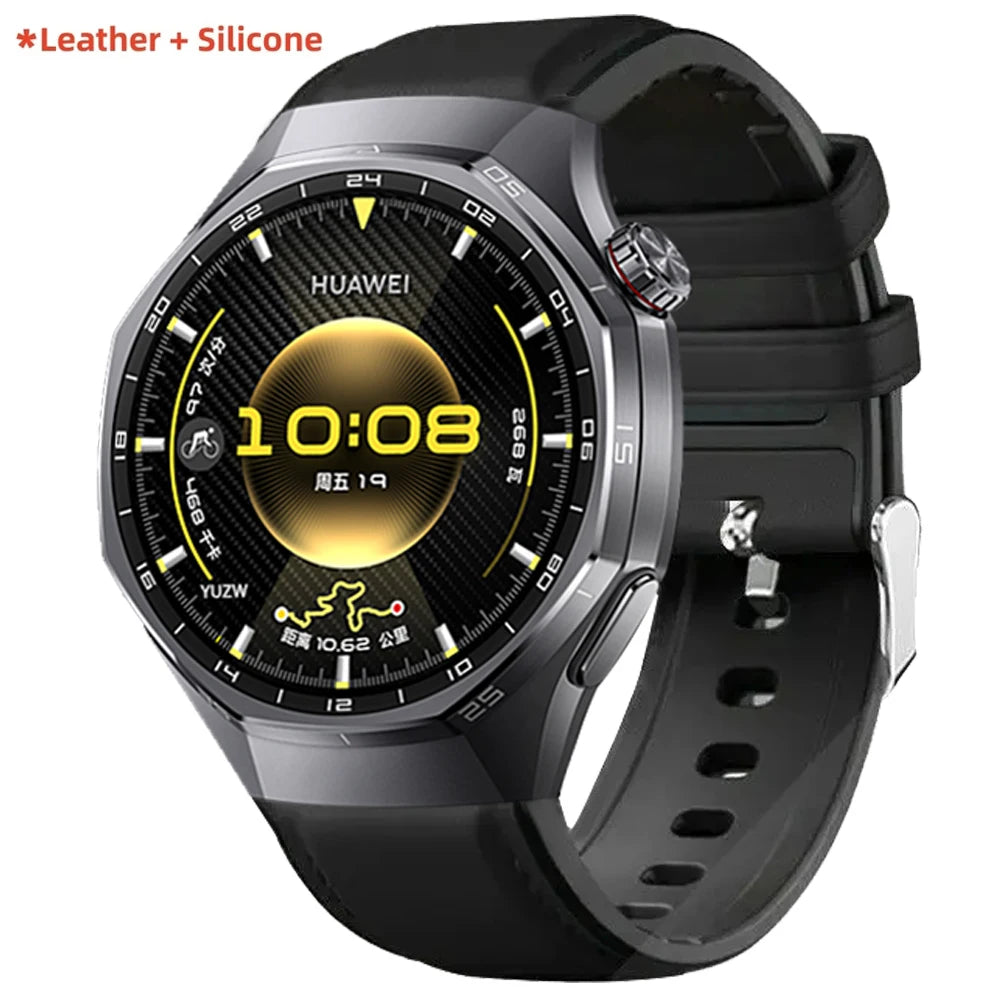 Correa de repuesto de 22mm para Huawei Watch GT6 6Pro GT5 GT 4 3 2 46mm Watch 5 4 Pro Smartwatch pulsera de silicona de cuero