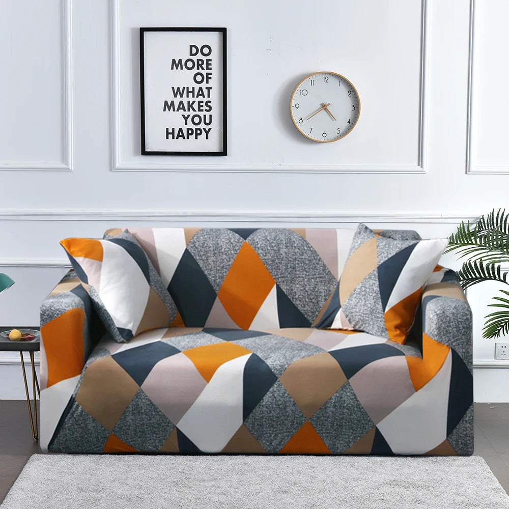 Funda de sofá elástica con estampado de flores, funda de sofá de LICRA antisuciedad, Protector de muebles para dormitorio, oficina, sala de estar, decoración del hogar, 1 ud.