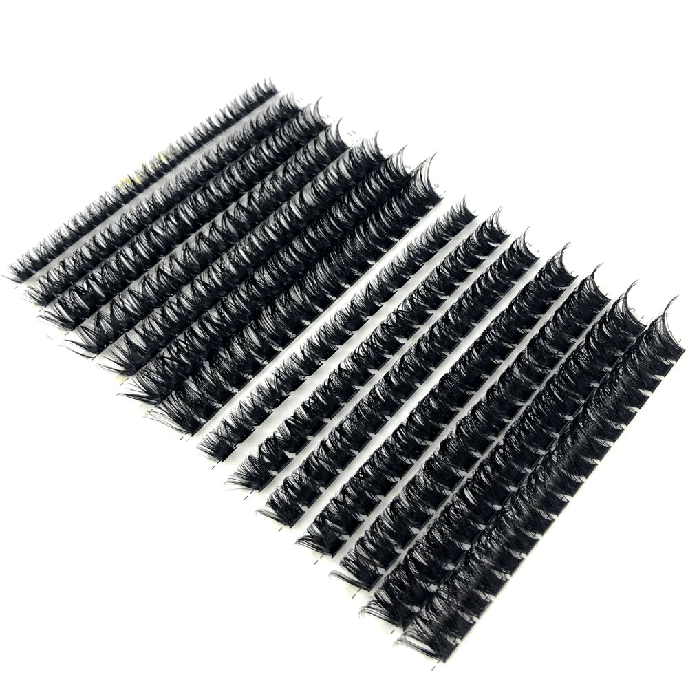 AMSDCN 100/280 grupos 30D 40D 60D 80D pestañas rizadas naturalmente suaves maquillaje DIY pestañas postizas