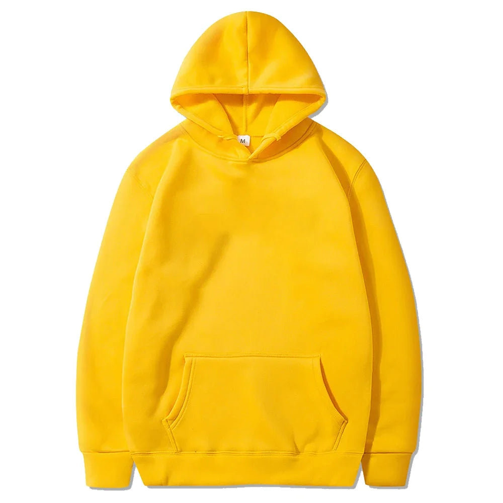 Sudaderas con capucha informales para hombre, sudaderas con capucha cálidas de lana para mujer, jerséis de primavera y otoño, sudaderas de gran tamaño de varios colores negros a la moda, Top