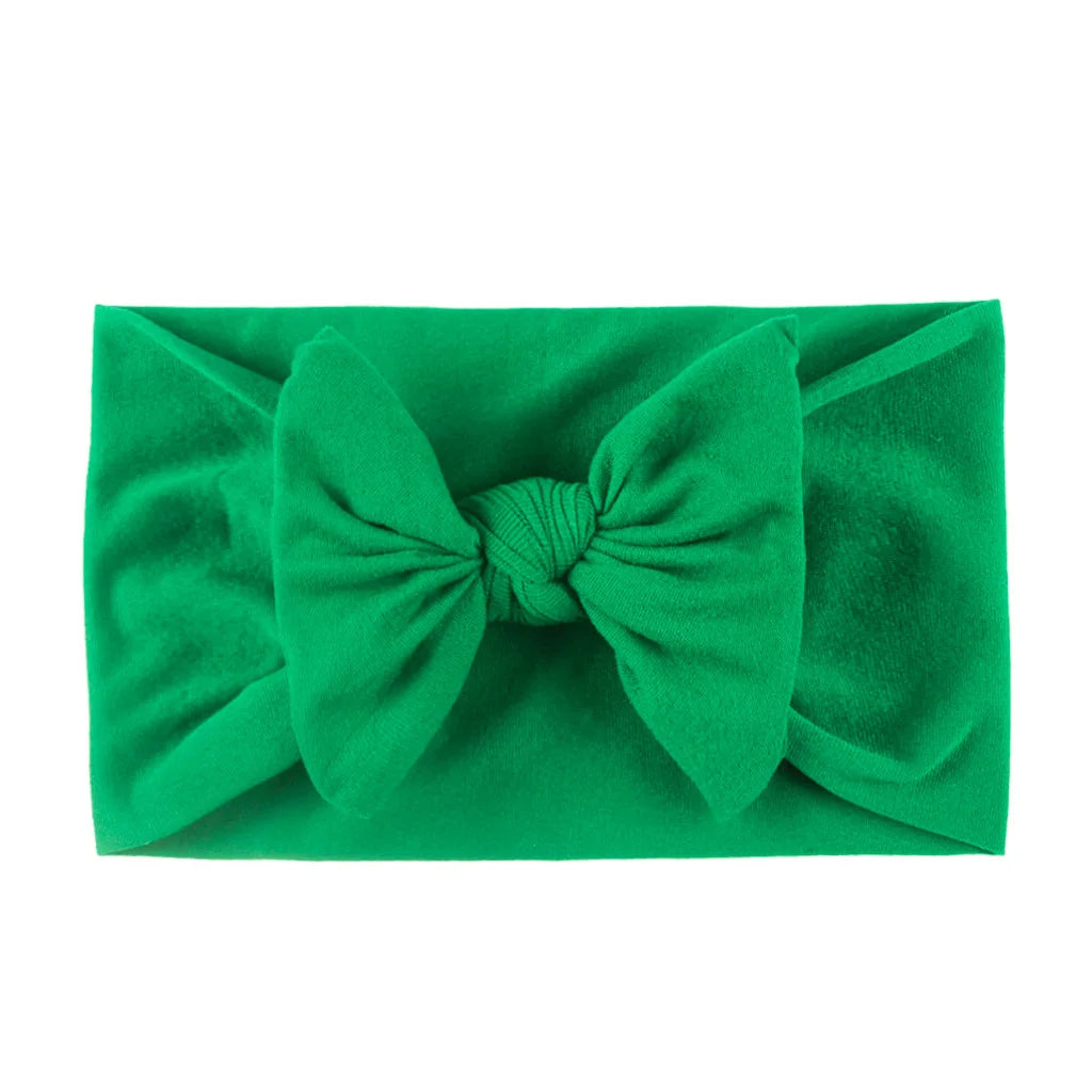 Diademas con lazo para niñas, banda elástica suave para el cabello, accesorios para el cabello de bebé recién nacido, regalos para fiestas, pañuelos para la cabeza para niñas