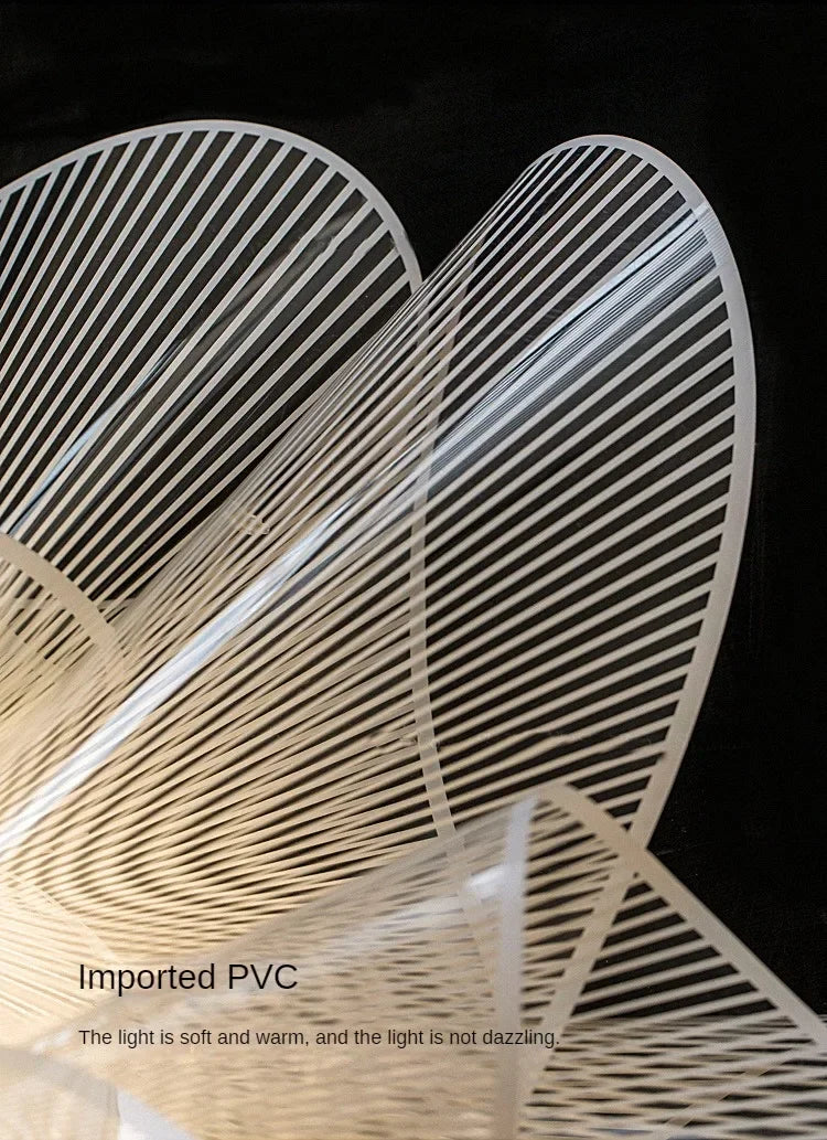 Lámparas de techo clásicas nórdicas, lámpara de diseño moderno de PVC en blanco y negro, iluminación para decoración del hogar y dormitorio, luces colgantes LED para comedor