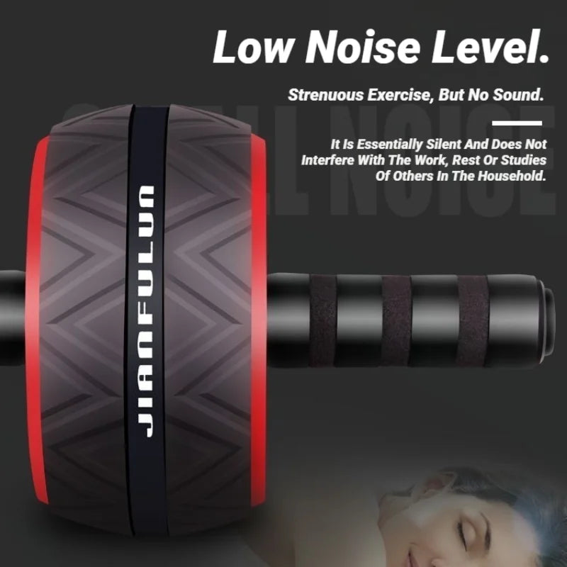 Rueda de rodillo Ab para entrenamiento central de Abs, equipo de Fitness antideslizante para gimnasio en casa, ejercicio de entrenamiento Abdominal para hombres y mujeres