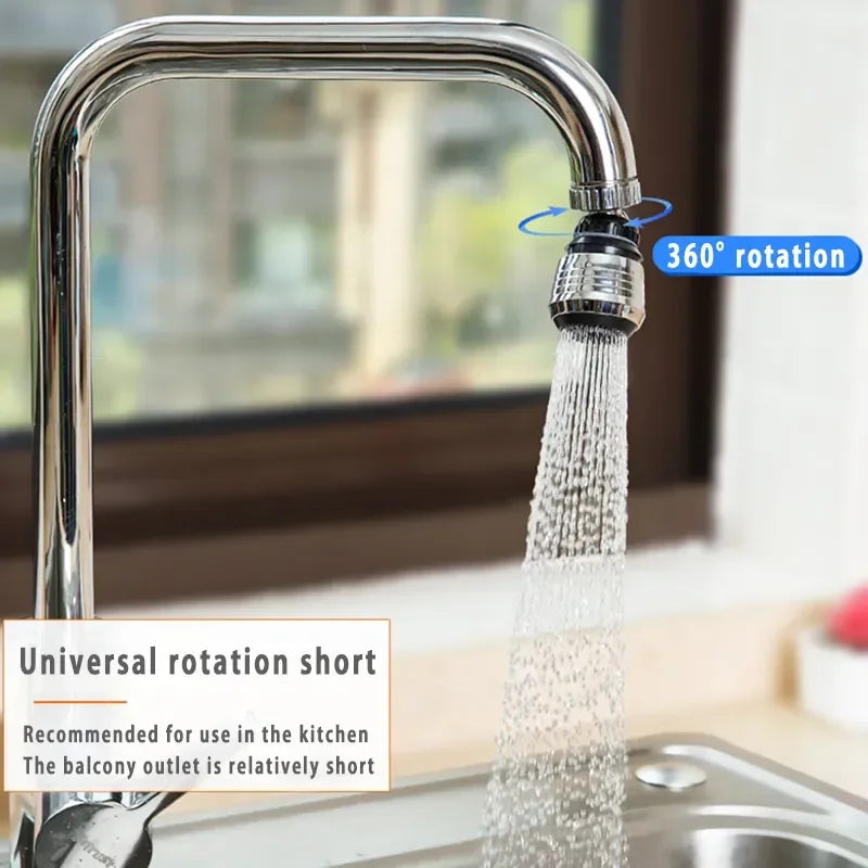 Accesorios de Cocina, Extensor de Grifo de Alta Presión con 2 Modos y Rotación de 360°, Ahorrador de Agua, Accesorios para Baño y Cocina