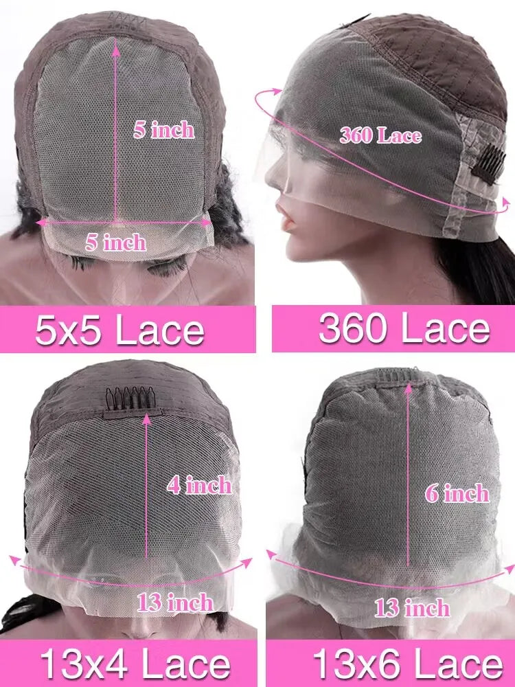 40 46 pulgadas 13x4 13x6 HD pelucas delanteras de encaje recto de hueso transparente pelucas de cabello humano brasileño de 220 de densidad para mujeres