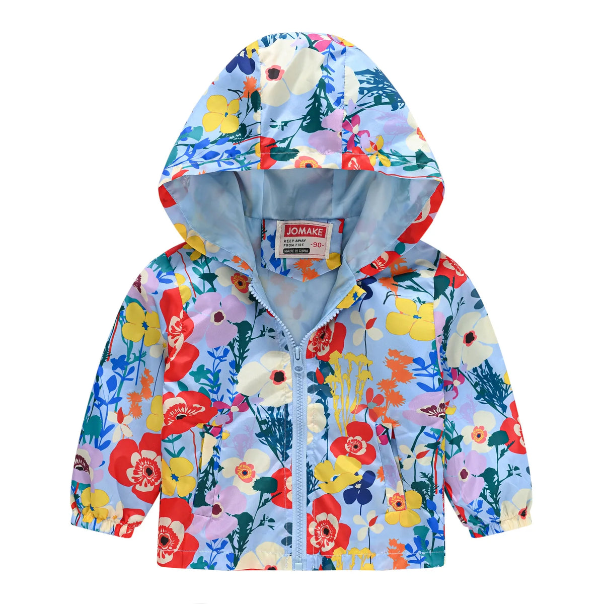 Chaqueta impermeable con capucha para niños y niñas, cortavientos con cremallera y estampado de dinosaurio de dibujos animados, a la moda, novedad