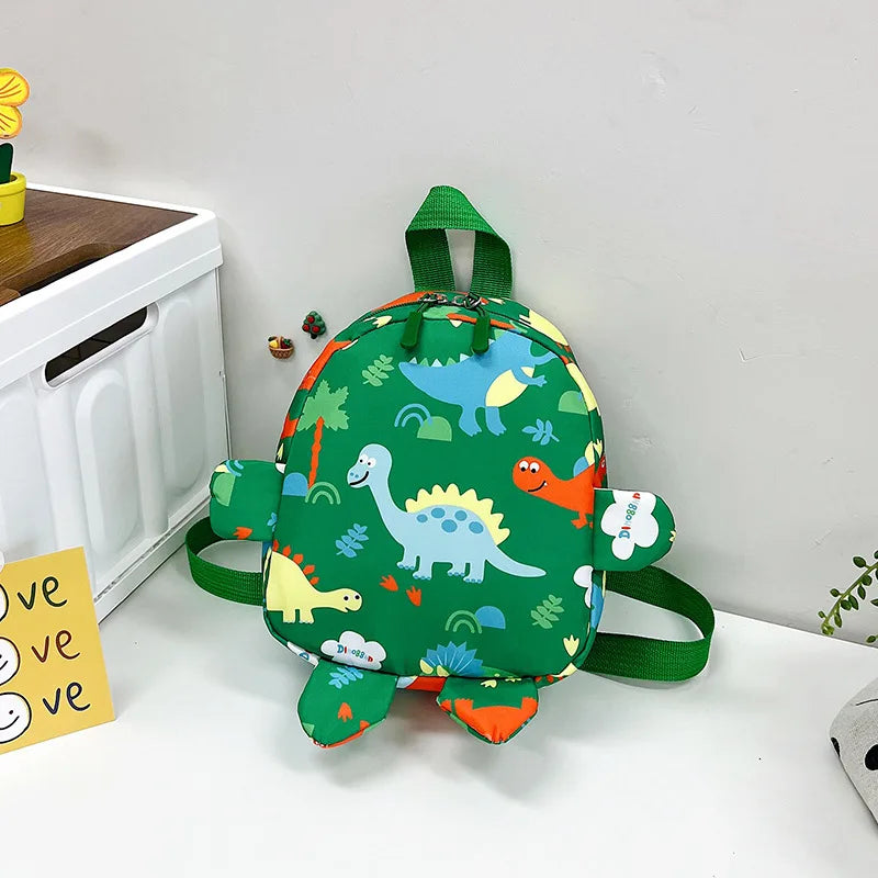 Bolsa bonita para niños, mochilas escolares con dibujos de dinosaurios para niños, mochila de viaje para exteriores preescolar para guardería, antipérdida