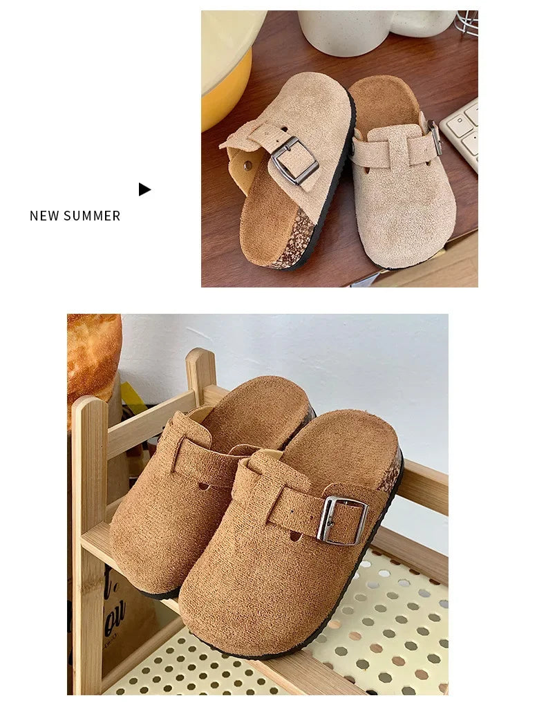 2025 primavera nuevos zapatos de cuero para niños para niñas moda estilo coreano suave antideslizante elegante versátil transpirable pisos