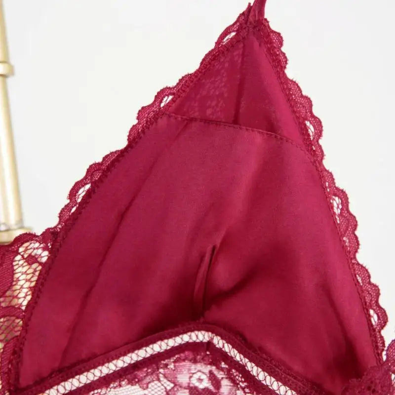 Sexy Intimate Lingerie Perspective Nightwear Lace Patchwork Home Wear Robe Suit Lady Kimono Gown Sleepwear Satin Nighty Bathrobe