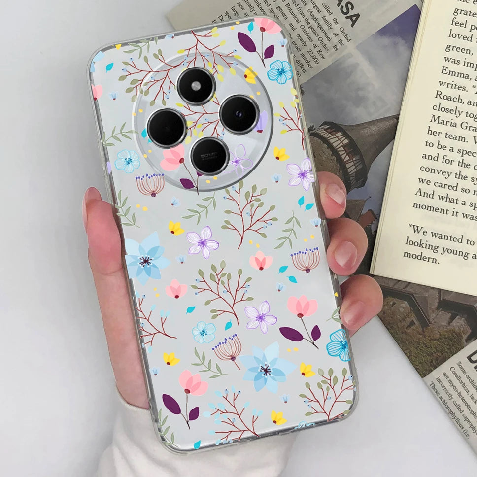 Funda de teléfono para Redmi 14C 4G, cubierta trasera creativa, transparente, suave, delgada, de silicona TPU, a prueba de golpes, protectora para Redmi14C