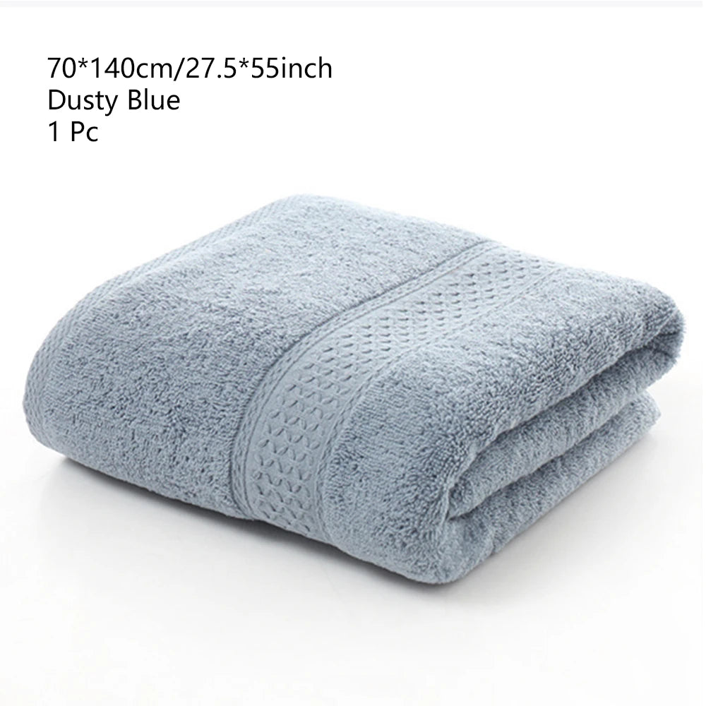 Toalla de Baño, Toallita de Algodón, Toalla de Color Sólido, Suave y Absorbente, Uso Multiusos para Baño de Hotel