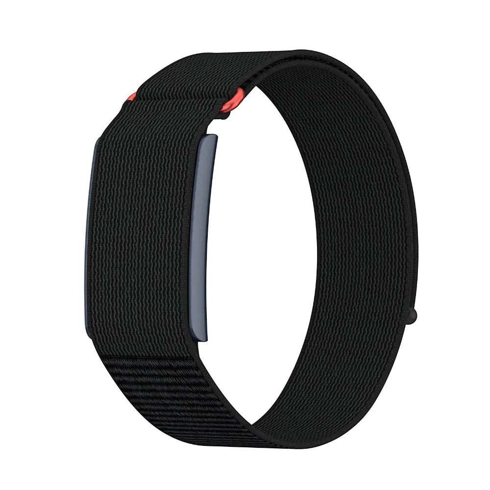Banda deportiva de nailon, banda para bíceps, diseño de bucle, correa de seguimiento de Fitness transpirable, banda ajustable para brazo/carril para correa de Helio Amazfit