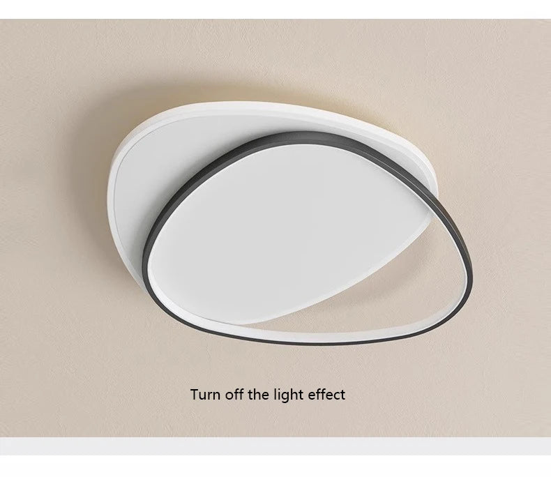 Luces de techo LED redondas modernas para dormitorio Simple, lámparas de estudio para sala de estar, iluminación interior, decoración del hogar, accesorios de lámpara brillante