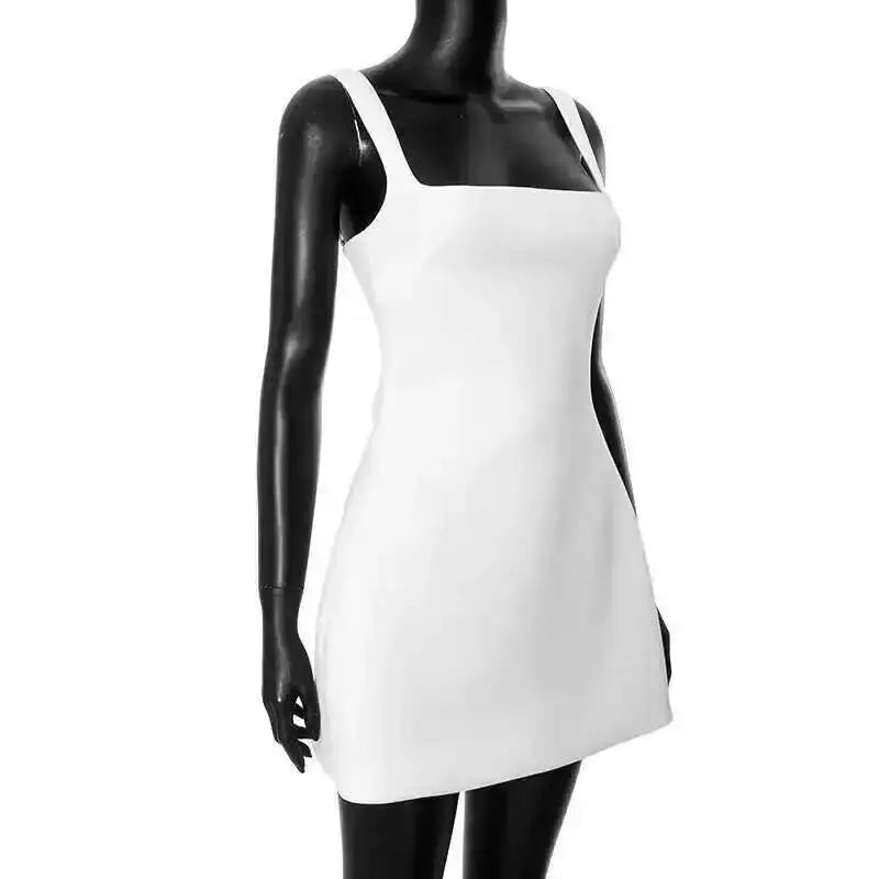Townlike-vestido sin mangas de verano para mujer, traje Sexy con tirantes y espalda descubierta, 2024