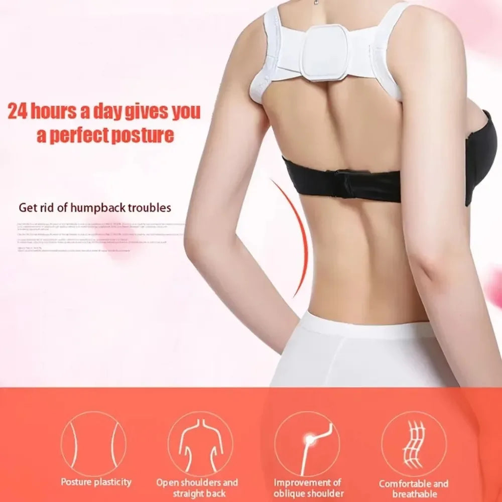 Corrector de postura ajustable Invisible que retya la espalda en la cama, soporte para hombres y mujeres, cuidado de la salud, Corrector de postura cattiva.Labubo.