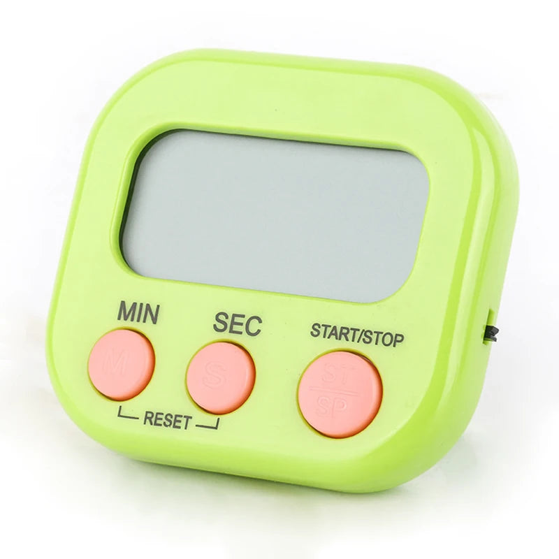 Temporizador de cocina digital durante 99 minutos, cuenta regresiva de cocina con herramienta magnética, temporizador, despertador, contador con soporte