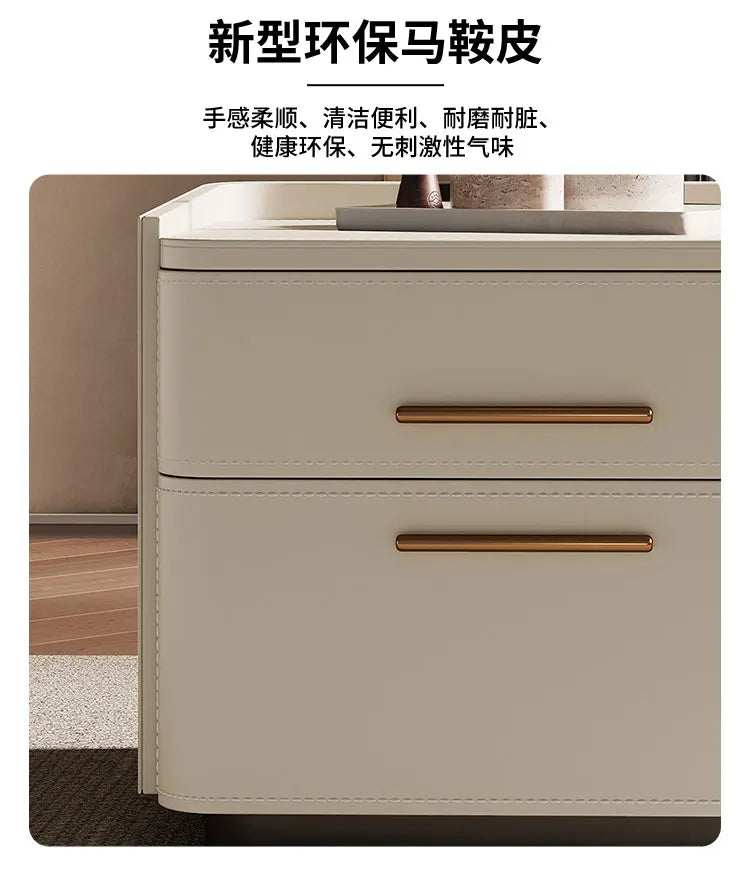 Mesita De Noche De almacenamiento De lujo, cajón Simple estético, mesita De Noche italiana, Mesitas De Noche nórdicas De moda, muebles De dormitorio