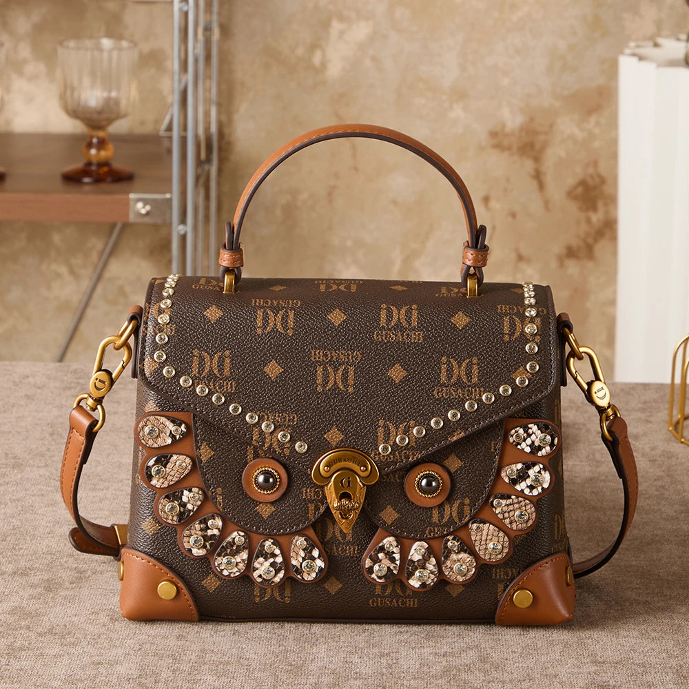 Bolso de mano para mujer, nueva temporada 2026, bolso cuadrado pequeño, elegante, para ir al trabajo, bolso de diseñador de alta gama, bandolera, bolso de hombro a la moda