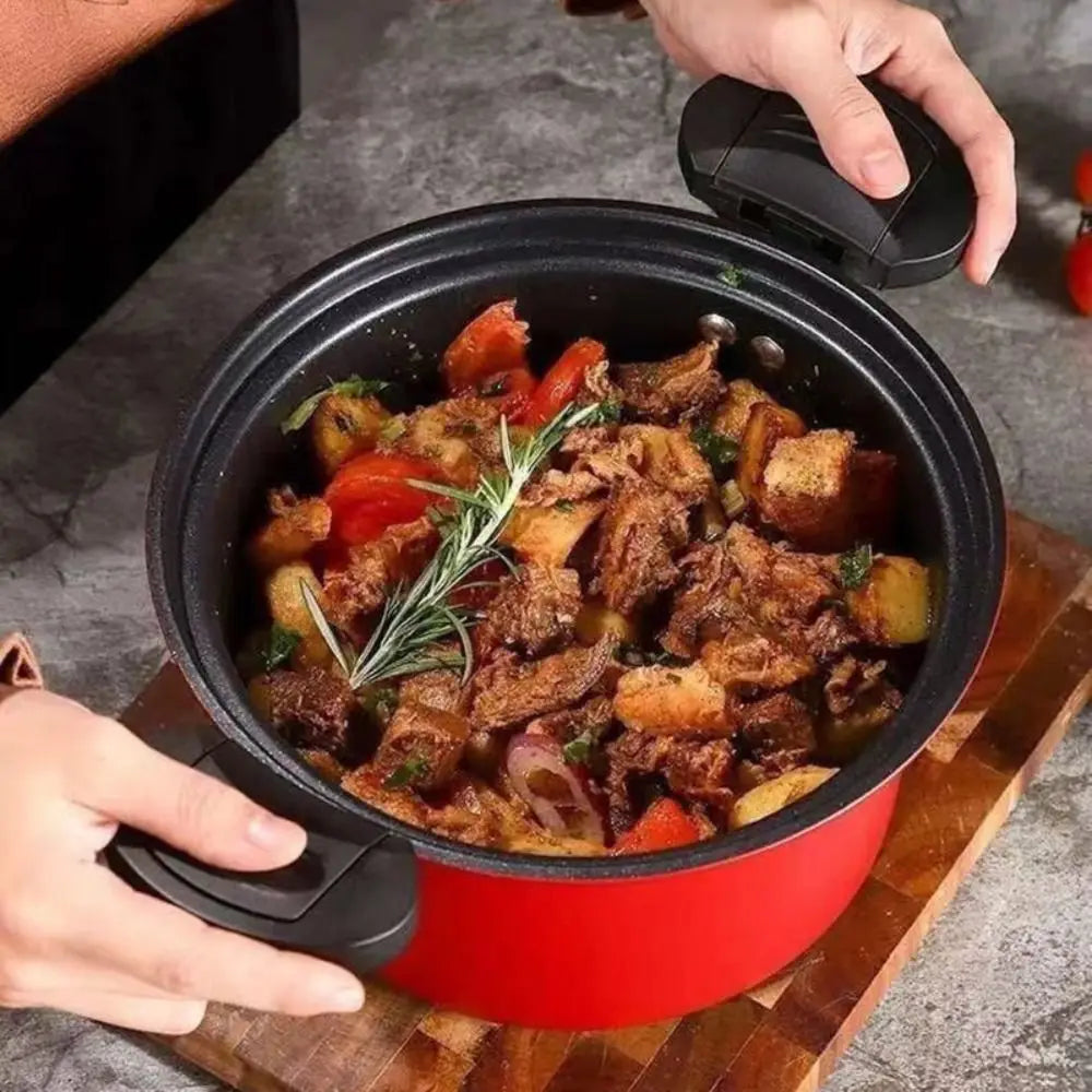 Olla a presión de 3,5 L, olla para estofado, utensilios de cocina, ollas antiadherentes, olla para sopa y carne, Cocina de Inducción, estufa de Gas