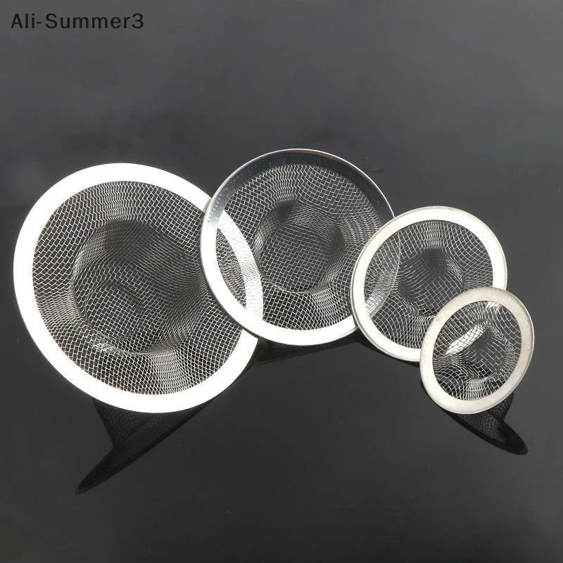 Filtro de fregadero de agua de cocina de acero inoxidable, filtro de drenaje para baño, tapones para el pelo de ducha, accesorios de cocina, 1 ud.