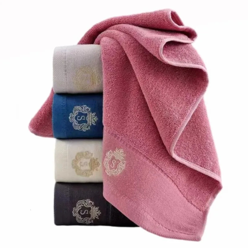 Juego de toallas de baño de algodón bordado, toallas de baño grandes de 70x140cm y 35x75cm, toallas de uso diario para ducha facial, 1/2/3 Uds.