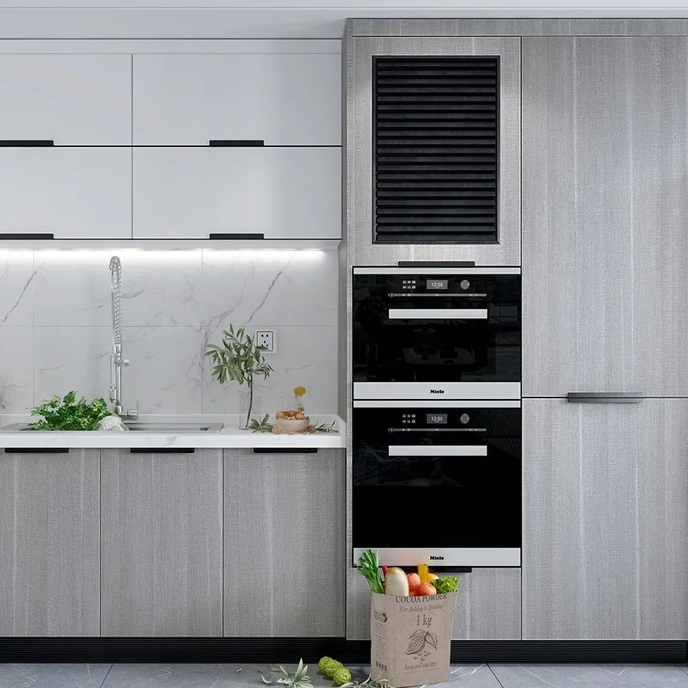 Pegatinas de puerta de grano de madera para armario, mesa, armario, muebles, papel tapiz autoadhesivo de PVC impermeable, decoración del hogar