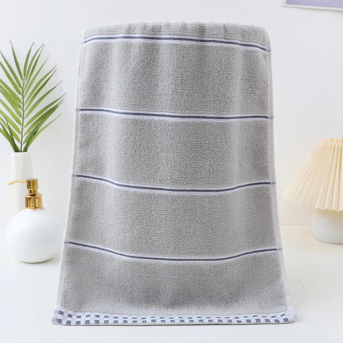 Toalla facial totalmente de algodón Clase A, Jacquard absorbente grueso, poliéster, algodón, agradable para la piel, Toalla de baño de algodón puro, toalla para adultos