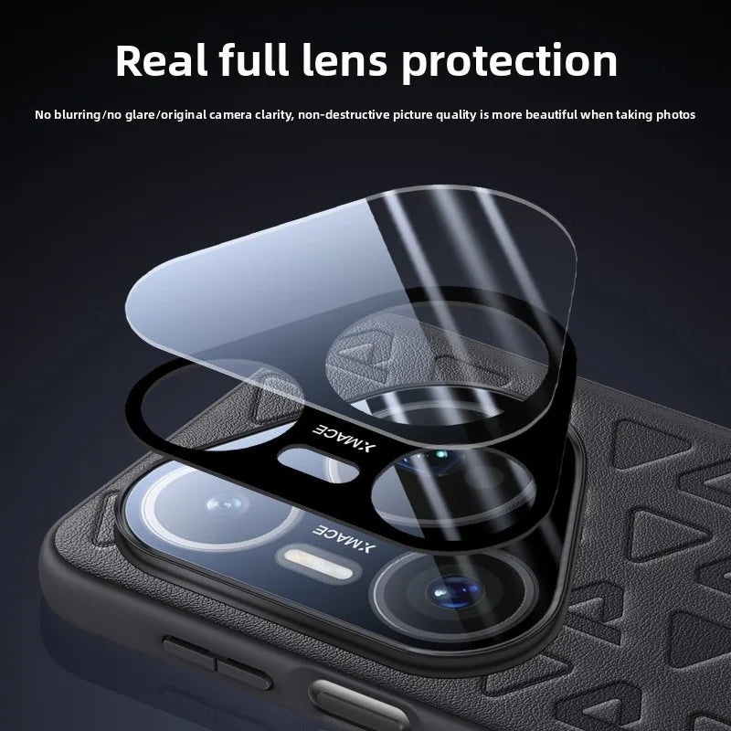 Funda Original en relieve para HUAWEI PURA 80 PRO / PURA80 Ultra, fundas de cuero PU, funda trasera dura a prueba de golpes, funda de piel