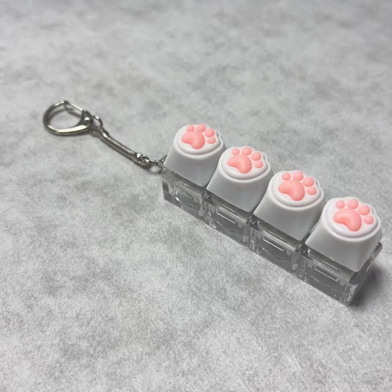 Llavero de silicona suave con forma de garras de gato, colgante para teléfono móvil, mochila, accesorios de escritorio, herramientas de descompresión.
