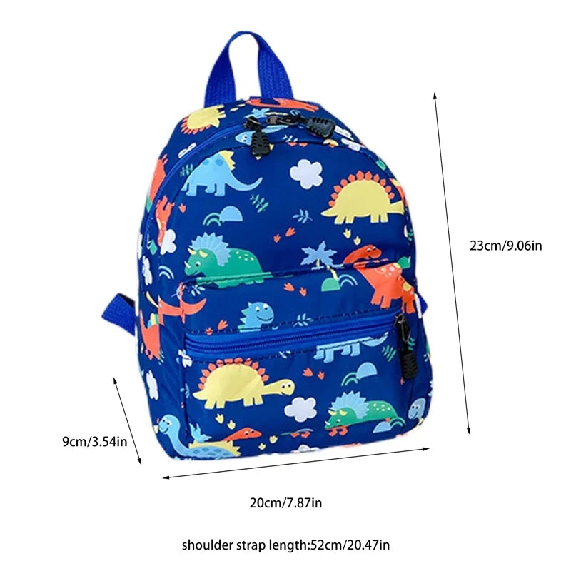 Mochila para niños con diseño de unicornio y dinosaurio de dibujos animados, bonita mochila escolar para guardería, bolsas impermeables para niños y niñas